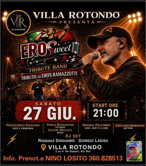 Erosweet(tributo ad Eros Ramazzotti) + DJ Set