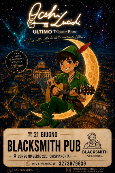 OCCHI LUCIDI ULTIMO TRIBUTE BAND