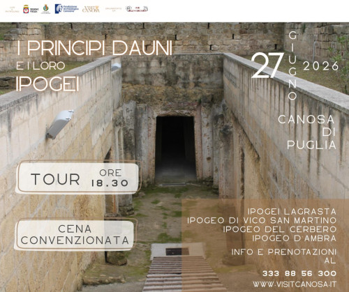 Tour Canosa sotterranea ed enogastronomia
