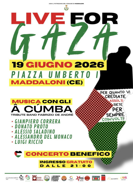Live For Gaza Concerto Benefico A Cumba Tribute De André