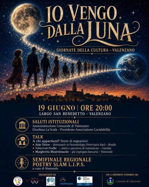 Io vengo dalla luna - Talk e Semifinale Regionale Poetry Slam