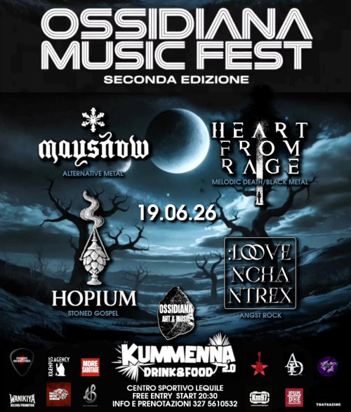 OSSIDIANA MUSIC FEST Seconda Edizione