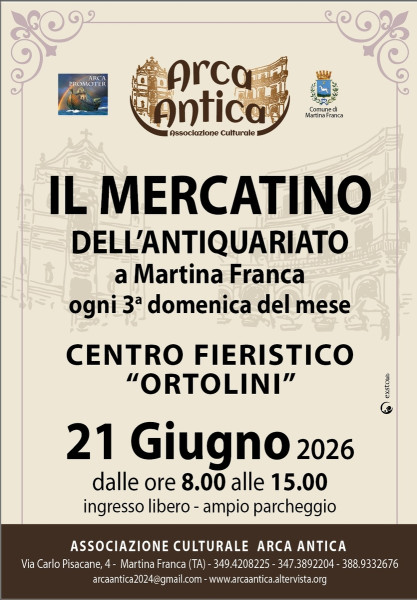 Mercatino dell’antiquariato, modernariato e collezionismo