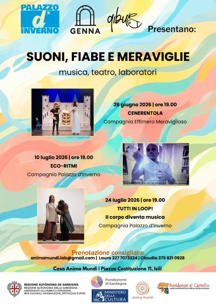 A Isili al via "Suoni, Fiabe e Meraviglie" la rassegna estiva che unisce le generazioni nel segno dell'arte
