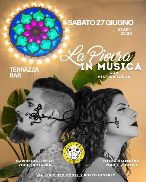 la Piovra in Musica: il 27 Giugno Arriva Mistura Louca