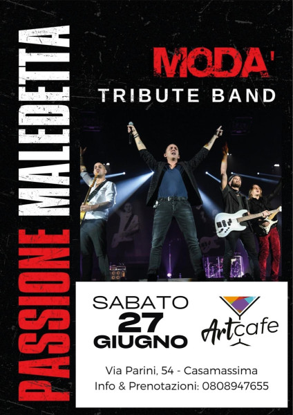 Modà Tribute Band Passione Maledetta, Live Art Cafè Casamassima