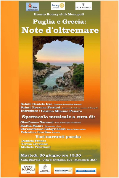PUGLIA E GRECIA: NOTE D’OLTREMARE