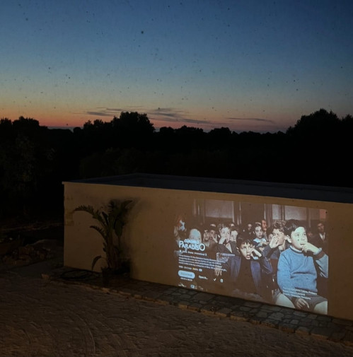 Cinema sotto le stelle a Mascienda Guadalupe