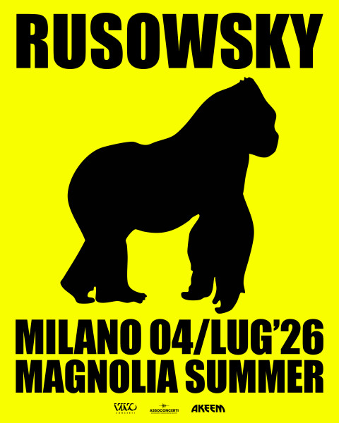 Rusowsky  Arriva per la Prima Volta in Italia