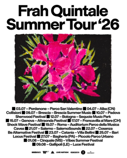 SUMMER TOUR ‘26 di Frah Quintale