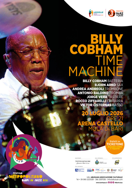 Billy Cobham per Bari in jazz 2026