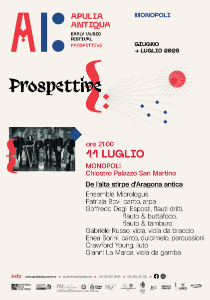 Apuliantiqua 2026 - Prospettive | De l'alta stirpe d'Aragona antica