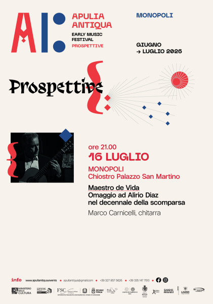 Apuliantiqua 2026 - Prospettive | Maestro de vida