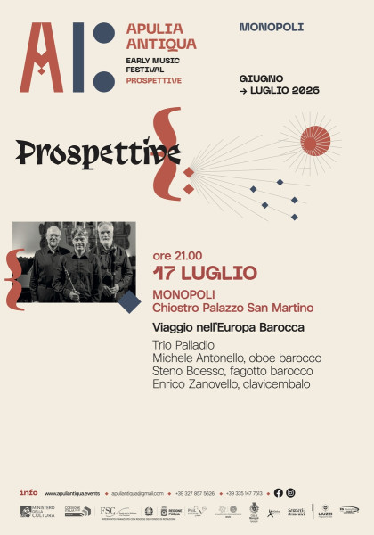 Apuliantiqua 2026 - Prospettive | Viaggio nell'Europa barocca
