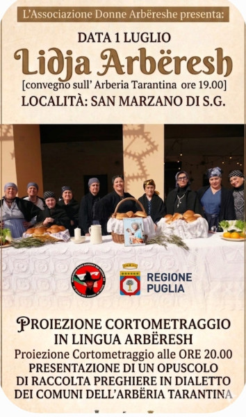 LIDJA ARBERESH - Convegno sugli arbereshe e proiezione documentario