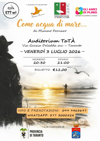 Come Acqua di Mare (di Mimmo Fornaro)