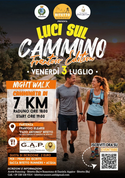 LUCI SUL CAMMINO - FRANTOIO EDITION