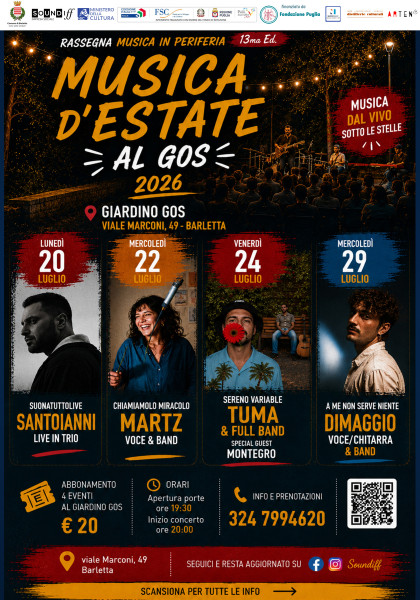 Musica d'Estate al GOS 2026