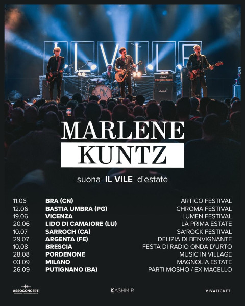 MARLENE KUNTZ suona Il Vile alla Delizia di Benvignante