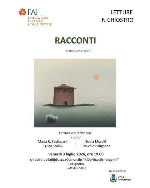 Letture in Chiostro: RACCONTI di I. Calvino e altri
