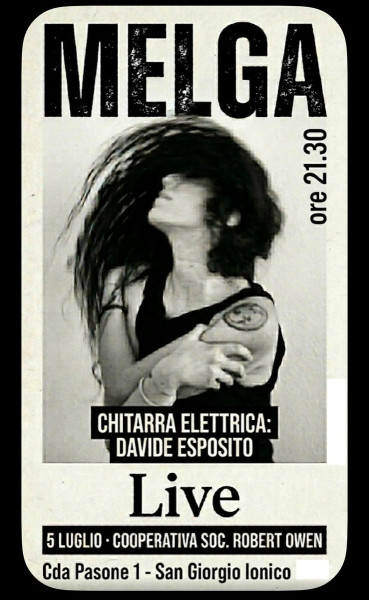 Melga in Concerto con Davide Esposito alla Chitarra