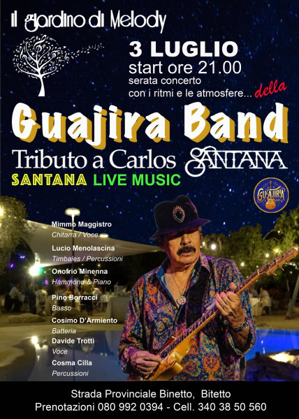 Guajira band - Tribute band Santana