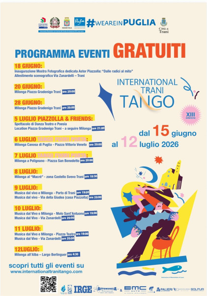 INTERNATIONAL TRANI TANGO XIII ED