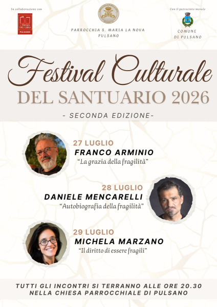 Festival culturale del Santuario 2026