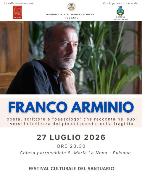 FRANCO ARMINIO al Festival Culturale