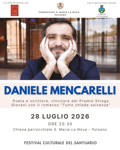 DANIELE MENCARELLI al Festival Culturale