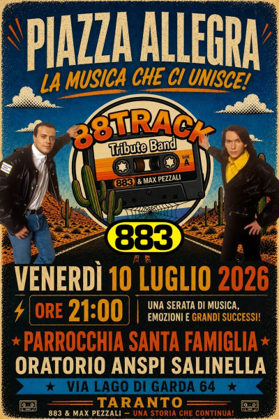 A Taranto la magia degli 883 e di Max Pezzali