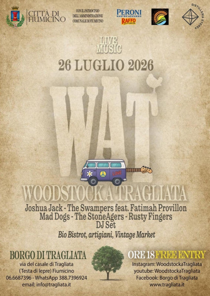 Woodstock a Tragliata
