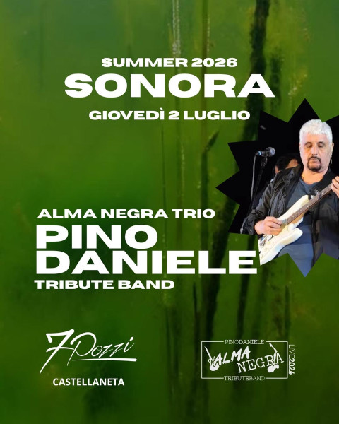 ALMANEGRA Pino Daniele Tribute Band al BAR 7 POZZI