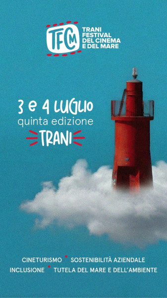 Trani Festival Cinema e Mare 2026: il 3 e 4 luglio due giornate tra cinema, mare, sostenibilità e grandi ospiti