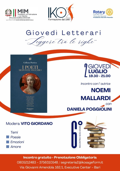 IKOS celebra la forza della poesia con Noemi Mallardi
