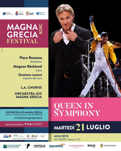 QUEEN IN SYMPHONY Magna Grecia Festival 2026