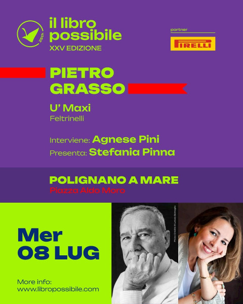 Il Libro Possibile 2026 | Pietro Grasso presenta ’U Maxi. Dentro il processo a Cosa Nostra