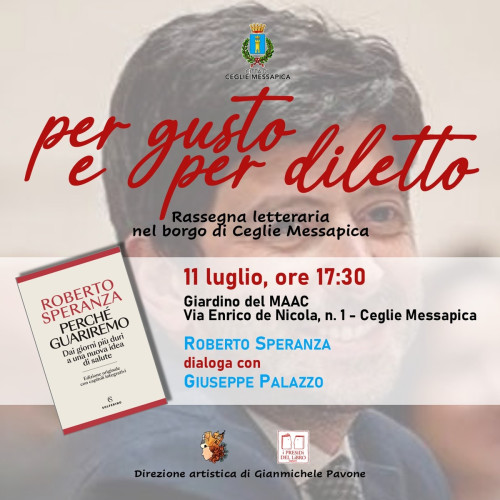 "Per gusto e per diletto": Roberto Speranza