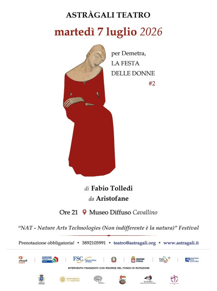Astràgali Teatro porta "Per Demetra. La Festa delle Donne" nel Museo Diffuso di Cavallino
