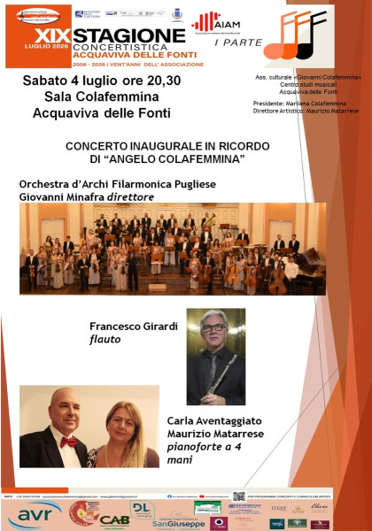 INAUGURAZIONE COLAFEMMINA
