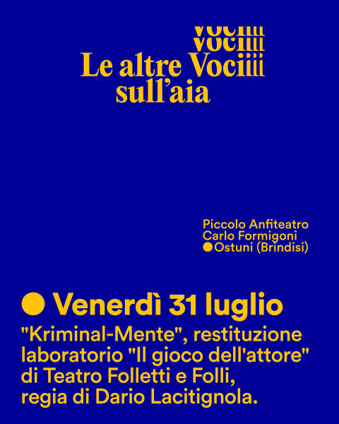 KRIMINAL-MENTE - Le altre voci sull'Aia