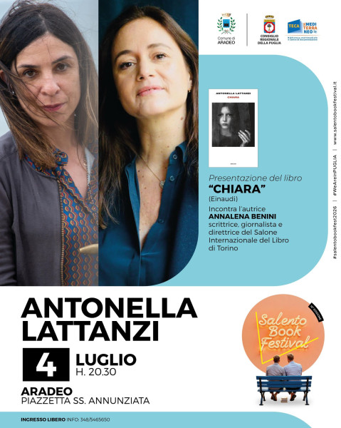 Presentazione del libro 'Chiara' di Antonella Lattanzi - Salento Book Festival