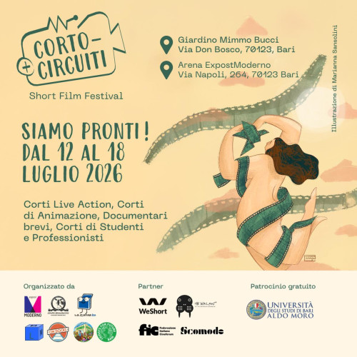 Cortocircuiti 2026 - Corti Live Action e Studenti Pugliesi