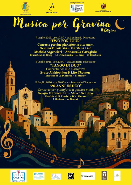 Ritorna "Musica per Gravina"