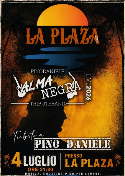 ALMANEGRA Pino Daniele Tribute Band al LA PLAZA