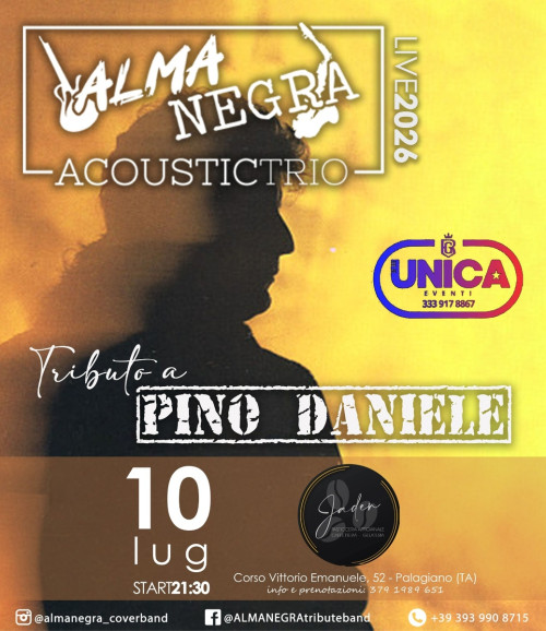 ALMANEGRA Pino Daniele Tribute Band al Bar Jaden