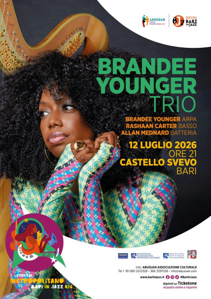 Brandee Younger per Bari in jazz 2026
