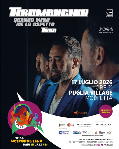 Tiromancino per Bari in jazz