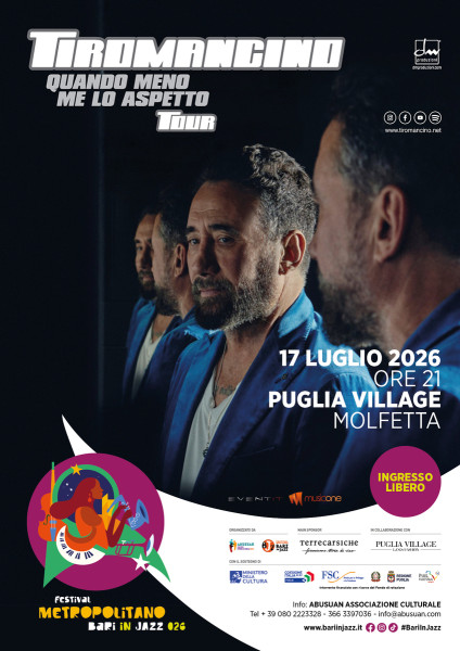 Tiromancino per Bari in jazz