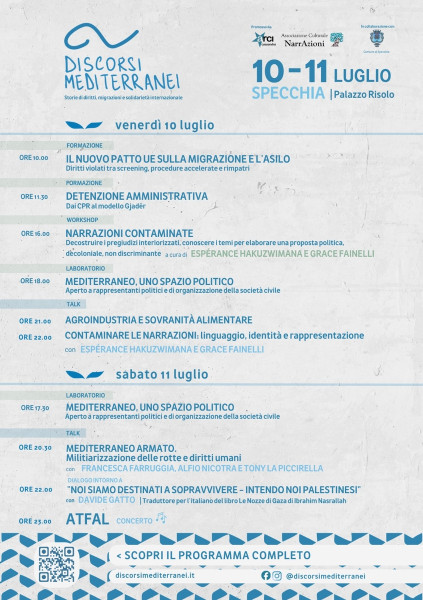 Discorsi Mediterranei. Storie di diritti, migrazioni e solidarietà internazionale.